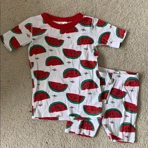 Hanna Andersson watermelon pajamas